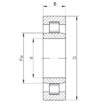 Original SKF Cylindrical Roller Bearings NU2348 E CX