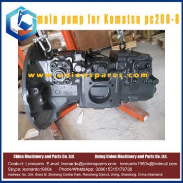 PC200-8 hydraulic main pump, 708-2l-00500, excavator hydraulic main pump for KOMATSU pc200-8