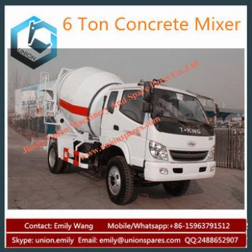 Jining Supplier 6 Cubic Meters Concrete Mixer Truck for Sale