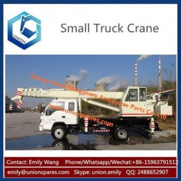 Made in China 12 ton Mini Telescopic Boom Truck Mounted Crane ,8 ton 10 ton Mini Pickup Truck Crane ,Hydraulic Crane Best Price