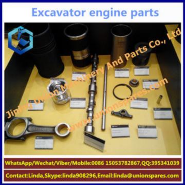 Excavator engine parts piston cylinder head gasket crankshaft turbocharge kit for Komatsu PC60 PC120 PC200 PC220 PC300 PC450