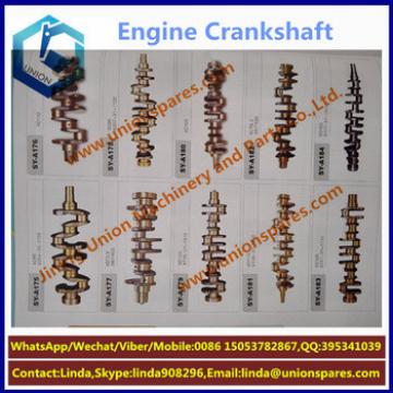 For isuzu crankshaft,cylinder head 4JB1 4HE1 4KH1 6HK1 6UZ1 6BG1 6BD1 excavator engine spare parts