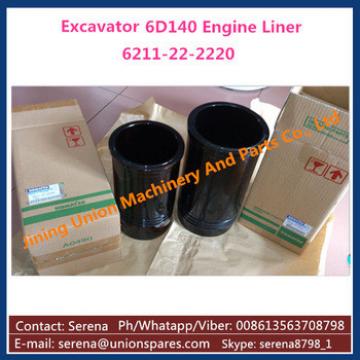 engine cylinder liner for Komatsu 6D140 6211-22-2220