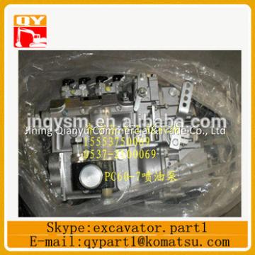 high quality PC60-7 excavator diesel fuel injection pump