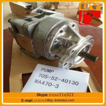 Genuine hydraulic gear pump 705-52-40130 for loader WA470-3