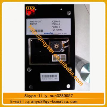 high quality PC200-7 PC220-7 PC300-7 excavator monitor 7835-12-3007