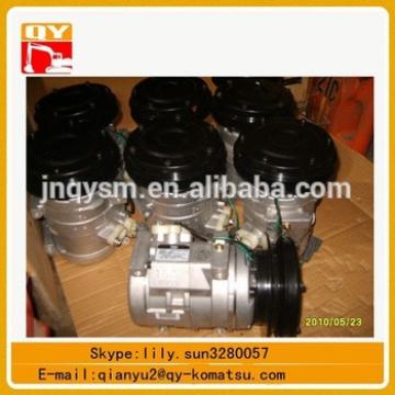 genuine and China Made excavator PC200-7 air conditioner compressor 20Y-979-6121