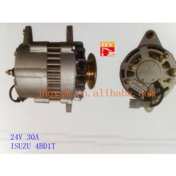 4BD1T engine starter alternator used for 24V 30A, engine alternator alternator assembly