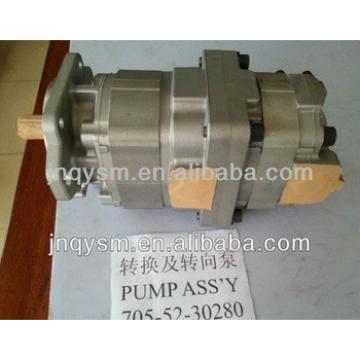 WA470-3 loader 705-52-30280,conversion and steering pump,hydraulic pump