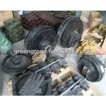 excavator chassis parts:front idler,front idler wheel,round front idler,guide wheel