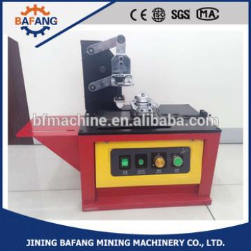 Semi Automatic Circle Plate Expiry Date Ink Pad Cup Code Printing Machine TDY-380