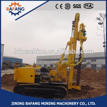 Solar spiral pile rig/photovolataic pile driver/Mini Mobile Pile Drilling Rig
