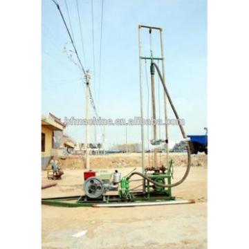 Portable borehole drilling machine for water well drilling