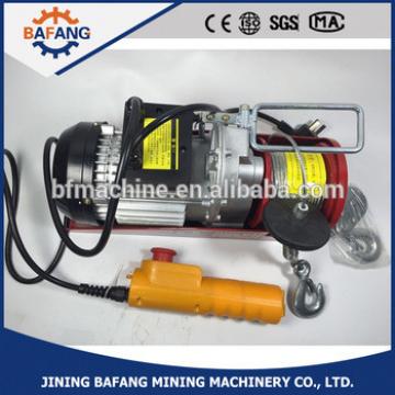 Manufacturer PA Type Portable 500kg Wire Rope Mini Electric Hoist