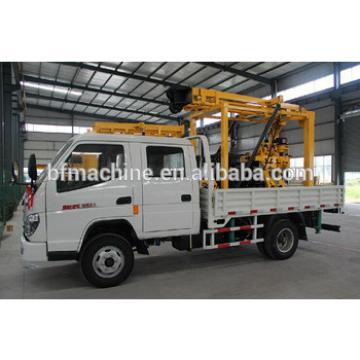 Multifunctional XYC-200 vehicle-mounted vertical shaft hydraulic drilling rig