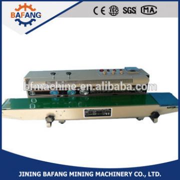 FRD-1000 continuous band sealer, bag sealing machine with ink coding