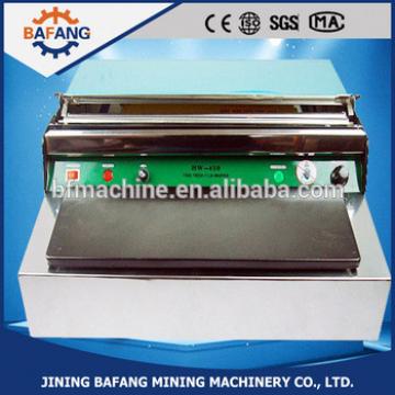 HW-450 manual food hand wrapper,SS304 plastic film machine