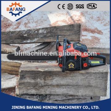 China wood cutter gasoline chain saw cutter machine manual chain saw with factory price