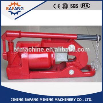 Manual operated hydraulic steel wire rope cutter