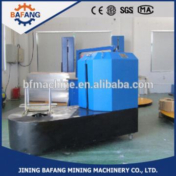 LP600 luggage wrapping machine used in airport