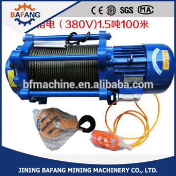 3 Phase 1 Ton Wire Rope Electric Hoist Motor