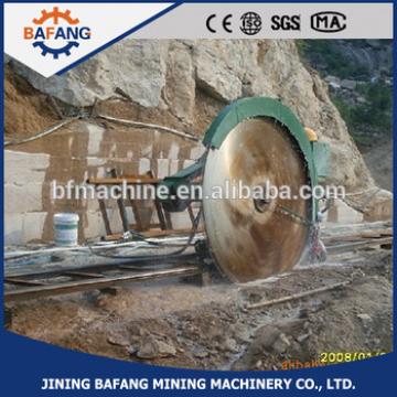ssz-1600 Electric track rail hand-push quarry stone block sawing cutting machine