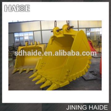 China alibaba equipment spares with 1.6 m3 capacity PC400 excavator rock bucket