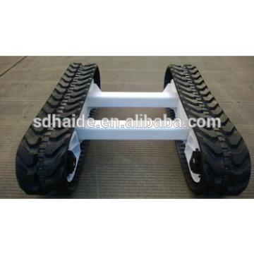 DH70 rubber track,DH70 excavator undercarriage parts rubber track shoe/rubber pad
