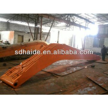 Long reach boom and arm for excavator