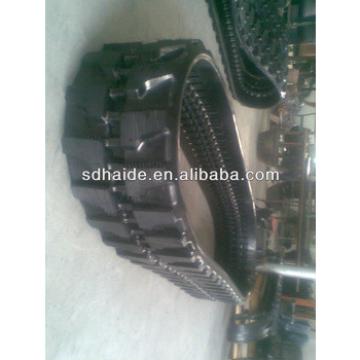 rubber track assembly for min excavator, rubber track assy