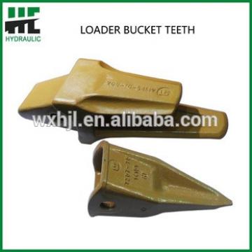 Mini excavator loader bolt on backhoe bucket teeth