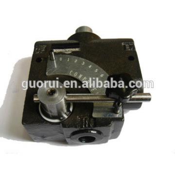 hydraulic flow control valve