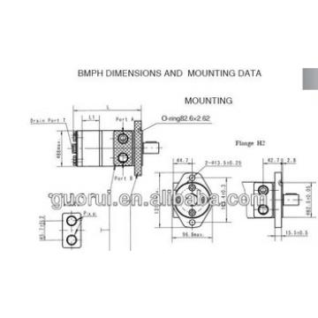 BMM orbit motor Displacement 8ml/r