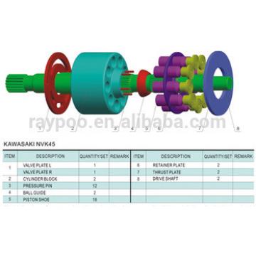 NVK45 hydraulic pump parts