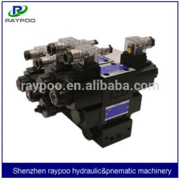 yuken solenoid operation hydraulic directional valve manifold blocks