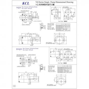 TAIWAN KCL Vane pump VQ25 Series VQ25-75-L-LAL-01