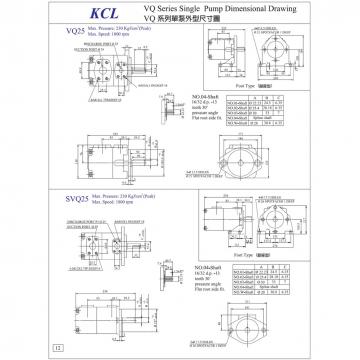 TAIWAN KCL Vane pump VQ425 Series VQ425-216-65-F-RAA