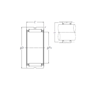 RNA4976 NTN Needle Roller Bearings