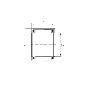 SCE5612 INA Needle Roller Bearings