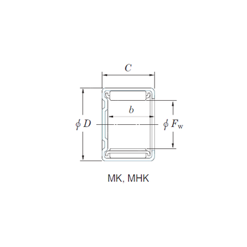 MHK881 KOYO Needle Roller Bearings