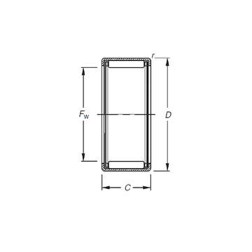 HK1210 Timken Needle Roller Bearings