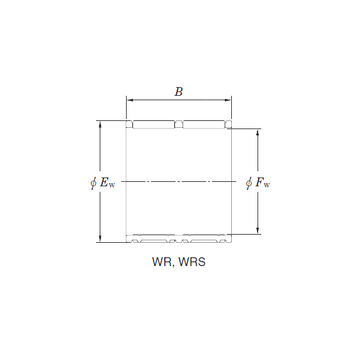 WR24/34 KOYO Needle Roller Bearings