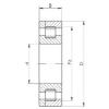 Original SKF Cylindrical Roller Bearings NP216 E CX