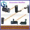 Factory price E120B Exhaust muffler Excavator muffler Construction Machinery Parts Silencer