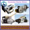 High quality For for komatsu 4D95 excavator starter motor engine PC60-5 4D95 electric starter motor