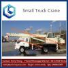 Factory Price 8 ton Mini Telescopic Boom Truck Mounted Crane ,10 ton 12 ton Mini Pickup Truck Crane ,Hydraulic Crane for Sale