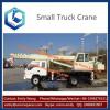 Factory Price 10 ton Construction Machinery Mini Telescopic Truck Mounted Crane ,8 ton 12 ton Mobile Truck Crane #1 small image