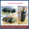 casting diesel engine crankshaft for Komatsu PC60 S4D95 4D95 6204-33-1100