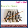 excavator engine fuel injector for Caterpillar C7 C9 3879434 #1 small image
