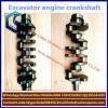 Diesel engine crankshaft,cylinder head 4JB1 4HE1 4KH1 6HK1 6UZ1 6BG1 6BD1 excavator engine spare parts